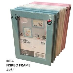 IKEA FISKBO Picture Frame 4x6 Modern Rectangle Wall or Tabletop - 9 Frames